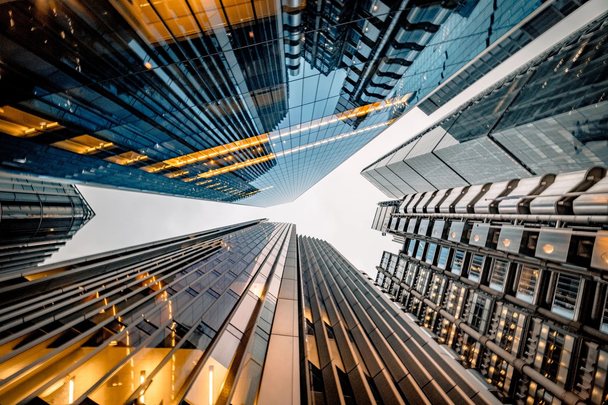 Modern glass office towers representing a sophisticated legal practice